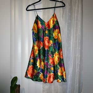 Vintage Victoria's Secret Gold Label teddy slip dress